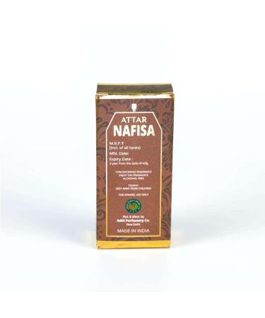 Nafisa Natural Perfume Oil Attar For long Lasting With Easy Apply Roll On For Men And Women - 8 ML (Pack Of 1) - Buy Online on GoSupps.com