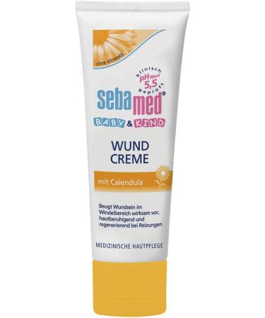 Sebamed Baby & Child Wound Cream with Calendula 75ml | Soothes Diaper Rash & Skin Irritation | Skin-Calming & Regenerative Solution - Buy Online on GoSupps.com
