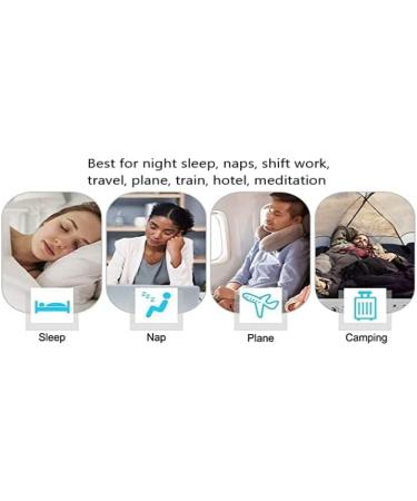 CELECTPRO 3D Contoured Sleep Mask for Women Men - Adjustable Strap, 99% Light Blocking, No Eye Pressure - Ideal for Sleeping, Yoga, Traveling - Black - Buy Online on GoSupps.com