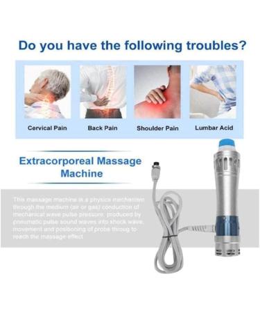 HNCXHX ED Extra Corporal Shock Wave Physiotherapy Massage Gun - Effective Chronic Pain Relief with Electromagnetic Therapy Device (220V) - International Shipping Available - Buy Online on GoSupps.com