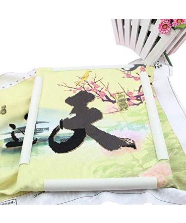 Square Rectangle Plastic Clip Quilting Frame for Embroidery Cross Stitch - 27.9 x 27.9cm - Buy Online on GoSupps.com