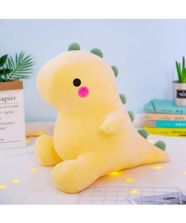 NatureMan Cute Dinosaur Plush Toy - Kawaii Soft Animal Doll for Children's Room Decoration (Yellow) - Buy Online on GoSupps.com
