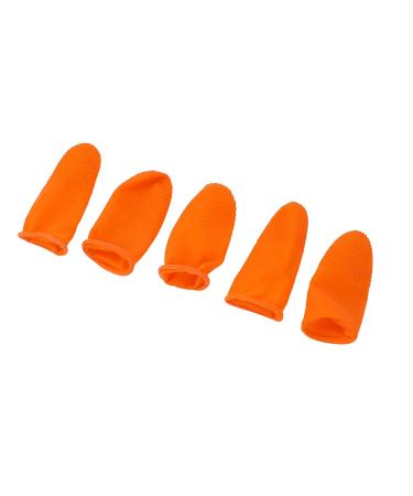 100Pcs Latex Finger Gloves - Non-Slip Wear-Resistant Finger Protectors for Enhanced Grip | Disposable Large Size Finger Cots for Ultimate Protection - Buy Online on GoSupps.com