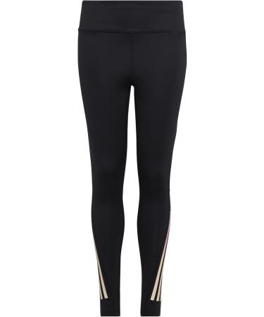 Buy adidas Girls 3-Stripes Aeroready Optime Leggings - Black & White | International Shipping Available - Buy Online on GoSupps.com