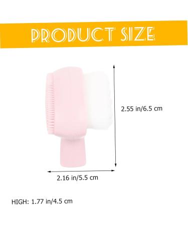 Didiseaon Double-sided Silicone Facial Cleansing Brush Silicone Cleaning Brush Face Cleaning Brush Face Cleansing Brush Exfoliator Manual Beauty Tools Man-made Fiber Plastic - Buy Online on GoSupps.com