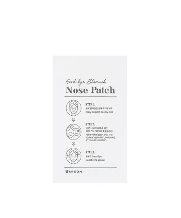 MIZON Nose Patch for Blackheads & Acne | Goodbye Blemish Line | 10 Count Pore Cleansing Strips - Buy Online on GoSupps.com