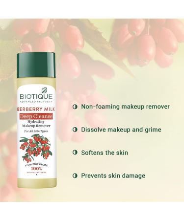 Biotique Berberry Refreshing Cleansing Lotion for All Skin Types - Buy Online on GoSupps.com