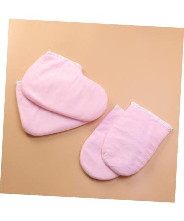 Healeved 6 Pairs Bath Treatment Mitt Kaleidoscope Toy Wax Care Mittens Foot Spa Cover Hand Treatment Mitts Beauty Gloves Spa Gloves Warm Gloves Dry Hands Gloves Take a Bath Paraffin Pink - Buy Online on GoSupps.com