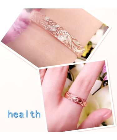 LONGRN Pure Copper Magnetic Ring & Bracelet - Adjustable Size for Women - Buy Online on GoSupps.com