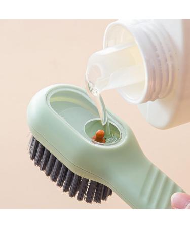 2 in 1 Multifunction Cleaning Brush Cleaning Brush with Soap Dispenser 2024 New Liquid Filled Laundry Brush Soap Dispenser Brush Suitable for Home Cleaning (B-Green) - Buy Online on GoSupps.com
