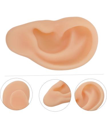 1pc Healvian Silicone Ear Tool - Fake Ear for Practice & Care | Beige Silicone Teaching Model for Ear Supplies - Buy Online on GoSupps.com