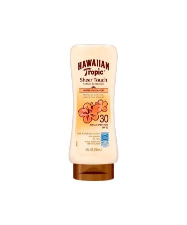 Hawaiian Tropic Sheer Touch Lotion Sunscreen Ultra Radiance SPF 30 8 oz (Pack of 2)