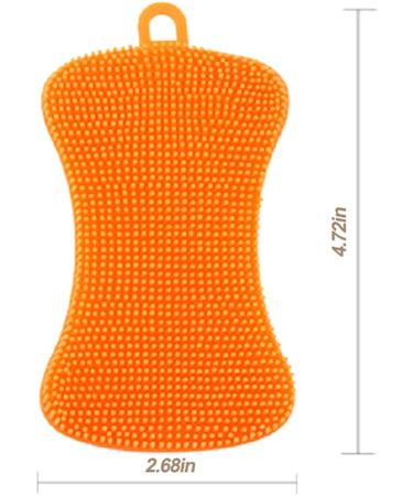 3PCS OstWony Silicone Dish Sponges - Durable Food-Grade Kitchen Sponge Set - Buy Online on GoSupps.com