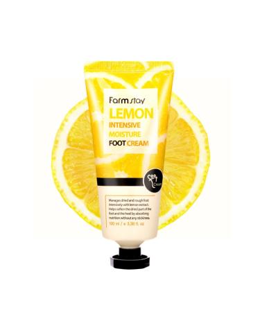 Farm Stay Lemon Intensive Moisture Foot Cream 100ml | Daily Hydrating Treatment for Dry Skin International Shipping Available - Buy Online on GoSupps.com