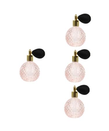 minkissy 4 Sets Perfume Bottle Refillable Vintage Perfume Perfume Crystal Perfume Old Cologne Bottle Perfume Vintage Perfume Dispenser Empty Perfume Glass Travel Spray