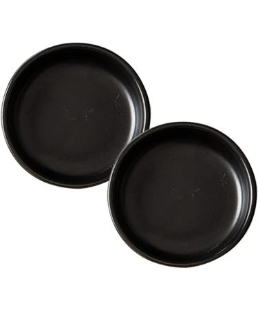 Zerodeko 4 Pcs Sauce Dish Vinegar Dish Ramekins Serving Dish Fruit Oriental Sauce Dishes Prep Bowls for Cooking Small Dessert Bowls Ceramic Dipping Dish Dip Bowls Olive Oil Fries re-usable 9X9X2.5CMx2pcs Blackx2pcs - Buy Online on GoSupps.com