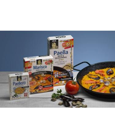 Carmencita Seafood Paella Kit - 4 Portions | Easy-to-Make Spanish Paella - Buy Online on GoSupps.com
