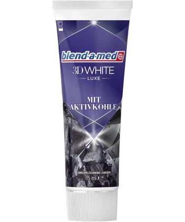 Buy Blend-a-Med 3D White Luxe Activated Charcoal Toothpaste 75ml - Whiten & Brighten Your Smile | International Shipping Available - Buy Online on GoSupps.com