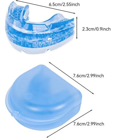 Anti Snoring Devices Adjustable Mouth Guard for Grinding Teeth Upgraded Effective Snoring Solution Snore Guard Anti-snoring Device Sleep Apnea Mouth Guard for Man and Women blue (Blue) - Buy Online on GoSupps.com
