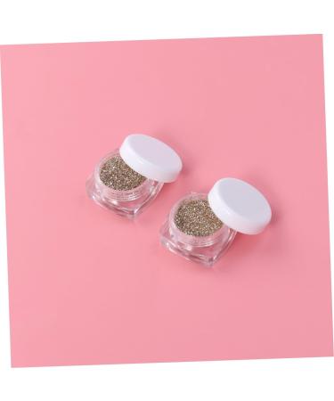 FOMIYES 2pcs Shimmer Eyeshadow Glitter Eyeshadow Loose Pigment Eyeshadow Eye Shadow Set Make up - Buy Online on GoSupps.com