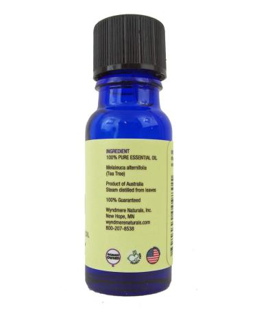 Buy Wyndmere Tea Tree Essential Oil - 100% Pure Therapeutic Quality - 10ml - Ideal for Diffuser - Made in USA - International Shipping Available - Buy Online on GoSupps.com