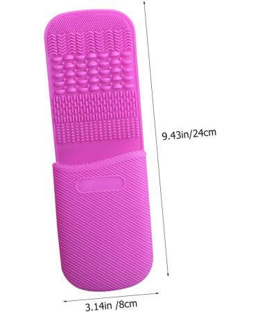 Ipetboom Makeup Brush Pad Cosmetic Brush Cleaner Pad Makeups Tool Clean Supplies Osmetic Brush Washing Tool Makeup Brush Clean Mat Brush Cleaning Mat Silica Gel Multifunction - Buy Online on GoSupps.com