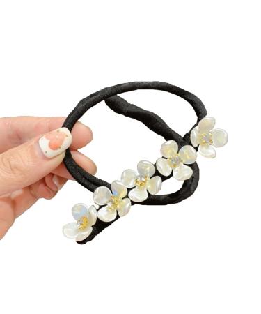 xbiez Stylish Hair Curler Bow Barrettes Elegant Styling Accessories Hairpin Hair Braiding Braider Hairgrip Styling Tools Rows of flowers