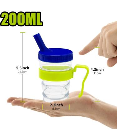 Kirimon Flow Control Spill Proof Cup with Two Style Lids - Spill-Resistant  Leak-Proof Break-Proof Feeding Cup for Elderly Disabled and Adults - Buy Online on GoSupps.com