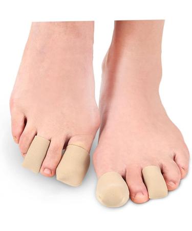 Healeved 6 Pcs Silicone Toe Sleeves - Toe Scuffs & Covers Set - Elastic Gel Foot Caps for Sports - 2.5x4cm Size - Pack of 6 - Buy Online on GoSupps.com