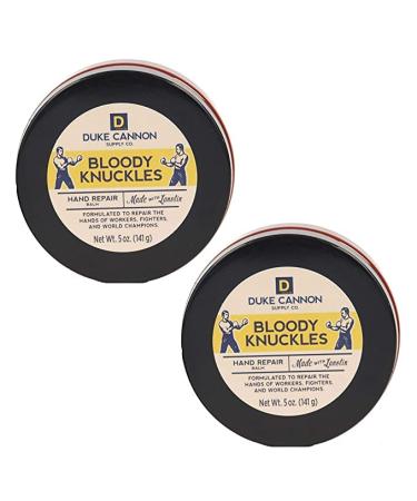 Duke Cannon Supply Co. Bloody Knuckles Hand Repair Balm Unscented (2 pack of 5 oz)