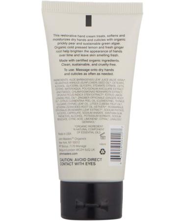 John Masters Organics Lemon & Ginger Hand Cream 1ml - Buy Online on GoSupps.com