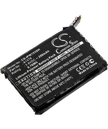 A1578 200mAh Battery Compatible with MJ312LL/A MJ332LL/A MJ362LL/A A1554 MJ3E2LL/A Watch 38mm MJ2W2LL/A MLLD2LL/A A1553 MJ2T2LL/A MLCF2LL/A MJ2Y2LL/A MJ2U2LL/A MJ2X2LL/A MJ302LL/A MLFA2LL/A 3.8V