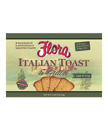 Flora Foods - Italian Hard Toast 5 Grain (36 count)
