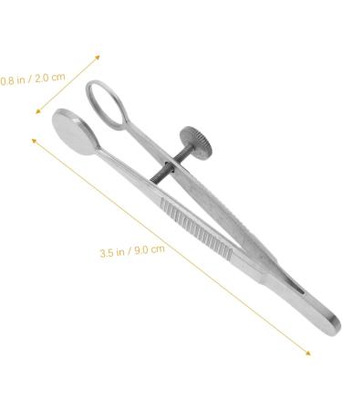 FOYTOKI Meibomian Gland Forceps Tweezer Metal Forcep Meibomian Glands Forcep Stainless Steel Forcep - Buy Online on GoSupps.com