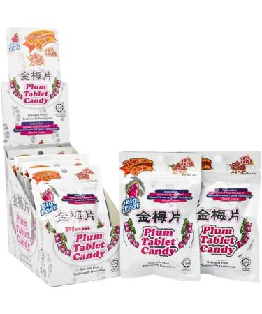 Big Foot Plum Candy Enriched with Vitamin C Sweet Snacks 25g (Pack of 12) - Buy Online on GoSupps.com