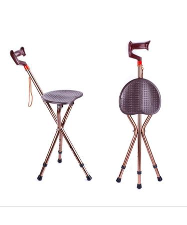 Aid Folding Seat Cane Height Adjustable Aluminum Alloy Cane Seat Crutches Hello Independence