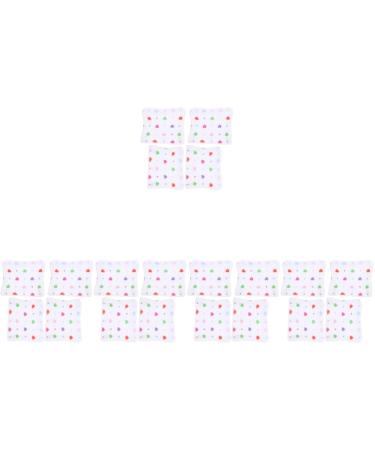 Lurrose 20 STK Mask glasses ear cup earrings ear protector for masks glasses holder sunglasses ear pads for glasses wear cotton polyester as shown: 1 x 5 pieces 5.5x5.5cmx5pcs