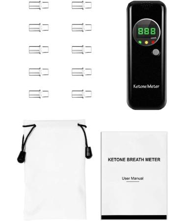 Digital Ketone Meter with LCD Display and 10 Replaceable Mouthpieces - Buy Online on GoSupps.com