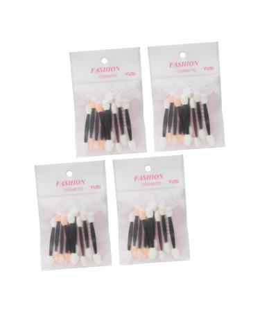 Angoily 40pcs Portable Cosmetic Applicator Stick Sticks for Lip Random Gloss Mini Shadow Eyeshadow Small