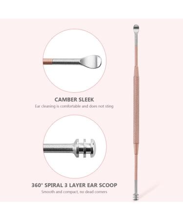 2 Sets Earwax Removal Tools - Reusable Spoon, Curette, Brush, Tweezers - Stainless Steel - Safe and Effective Cleaner for Ear Hygiene - Buy Online on GoSupps.com