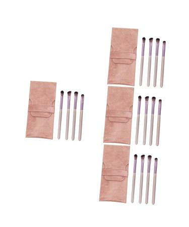 Beavorty 4 Sets Eye Shadow Brush Set Professional Makeup Brushes Makeup Brushes Professional Different Brush Shapes Portable Makeup Brushes Eyeshadow Girls Suit Cosmetic Eye Mix