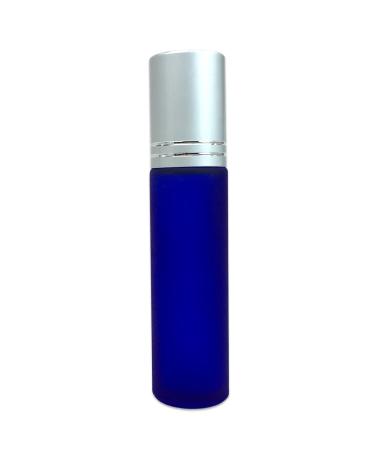 Beauticom Glass 10ml Roller Bottles with Metal Cap - Essential Oil Aromatherapy & Perfume | Frosted Blue (12 Pack - Buy Online on GoSupps.com
