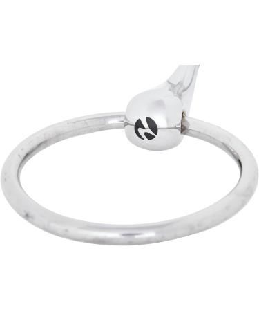 Busse Stainless Steel Snaffle Bit 18 mm - Double Jointed 12.5 | Premium Equestrian Gear for International Shipping - Buy Online on GoSupps.com