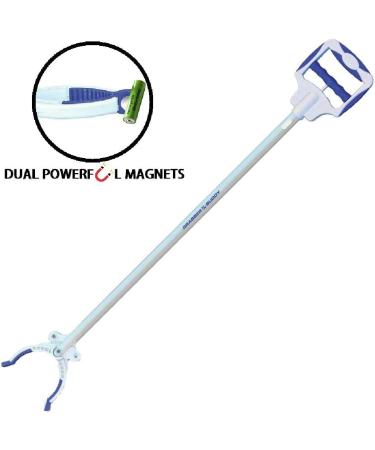 Grabber Buddy 48 Inch Reacher Pick Up Tool with Dual Magnets, Ergonomic Handle & Rubber Tips - Buy Online on GoSupps.com