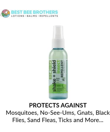 Best Bee Brothers Insect Repellent - 4oz Soothe + Shield Body Lotion and 2oz Shake + Shield Body Mist - Buy Online on GoSupps.com