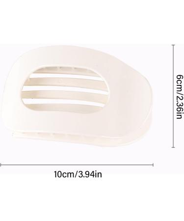 JOKOTI 6Pcs Sweet Flat Round Hair Clip Ponytail Hair Jaw Clip Strong Holds Hair Catch Clip Barrettes Headwear Ponytail Holders as described - Buy Online on GoSupps.com