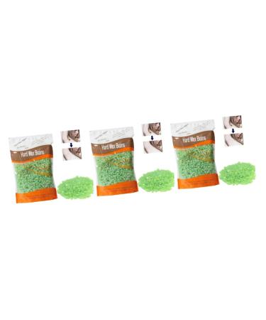 Fomiyes 3st Wachsperl actually resin mineral oil coconut butter painless legs hair removal sensitive coconut oils green painless hair removal hard wax beans hard wax