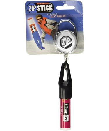 Retractable Lip Balm Holder Clip - White | Conveniently Attach to Ski Jacket, Purse, Belt Loop - Buy Online on GoSupps.com