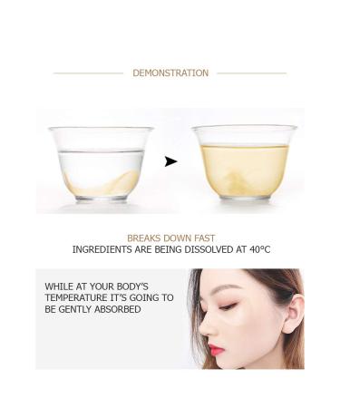 VENZEN Gold Eye Masks (30 Pairs) - Anti-Aging Dark Circles & Puffiness Relief | Collagen Gel Power for Bright Eyes - Buy Online on GoSupps.com