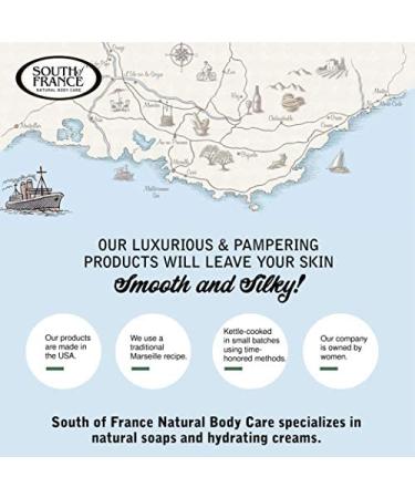 Blooming Jasmine Foaming Hand Soap by South of France Clean Body Care | Hydrating Organic Agave Nectar Wash 8 oz Pump Bottle (6 Pack) - Buy Online on GoSupps.com